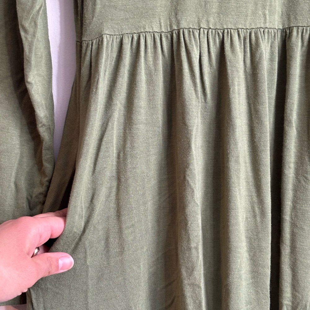 DB moon Elegant Green Long Sleeve Dress - Picture 7 of 9